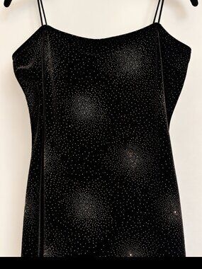 VINTAGE 1997 Jay Jacobs black velvet formal